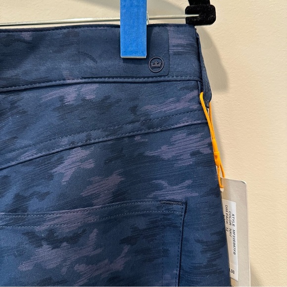 Peter Millar Blue Golf Pants Crown Sport eb66 Camoflauge Print Country Outdoors - Picture 9 of 9